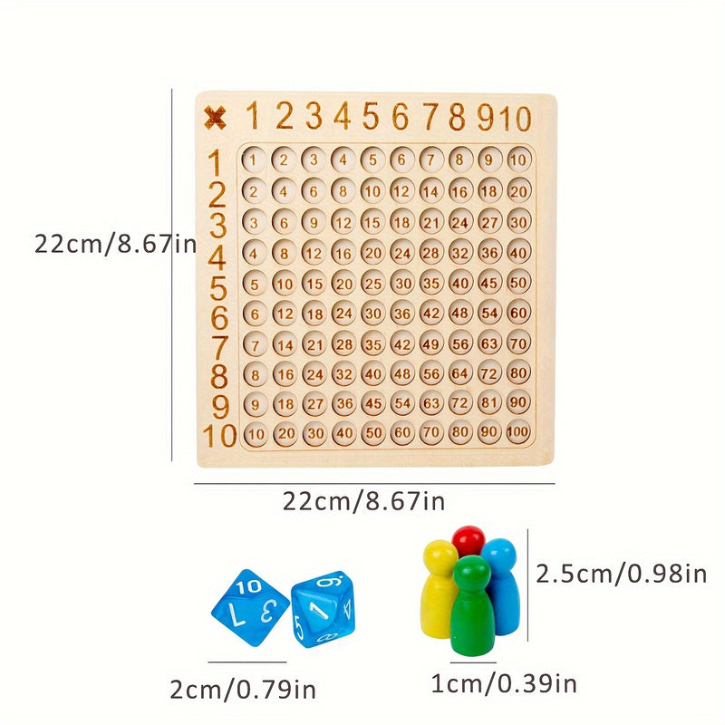 Jogo de tabuleiro de multiplicação