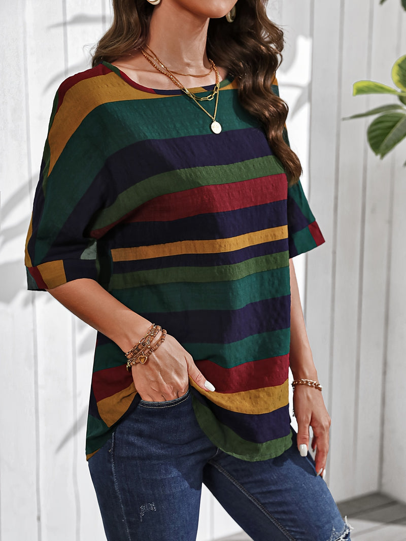 Blusa Colorblock