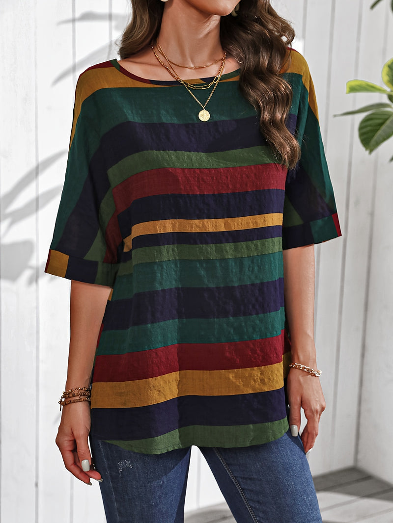 Blusa Colorblock