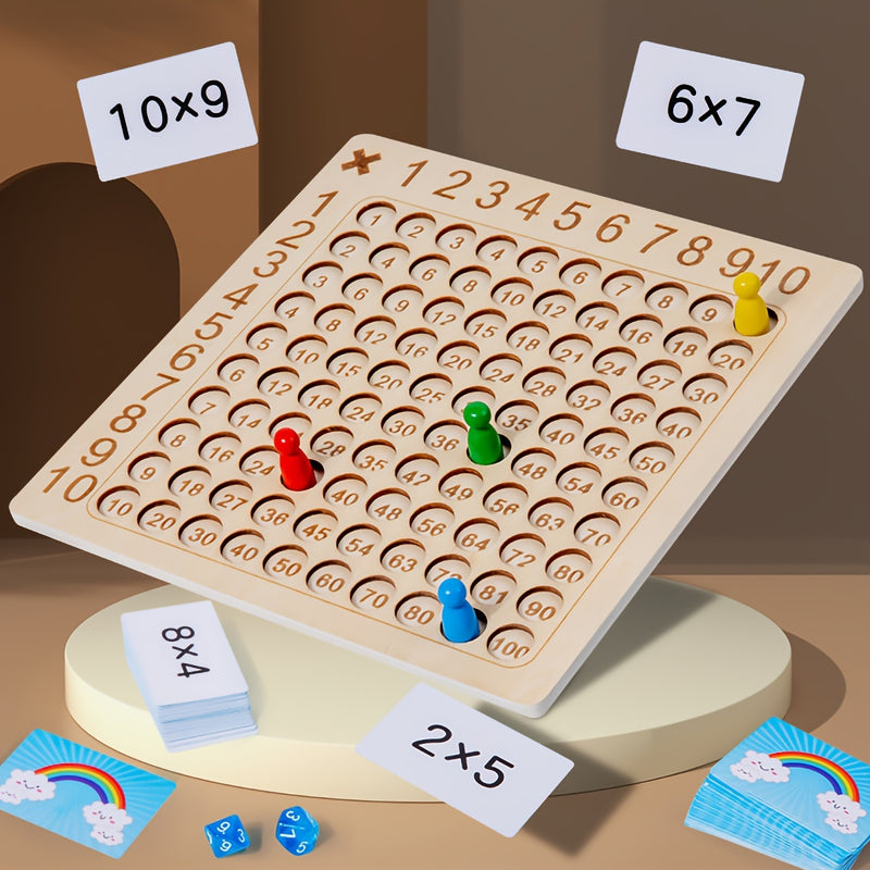 Jogo de tabuleiro de multiplicação